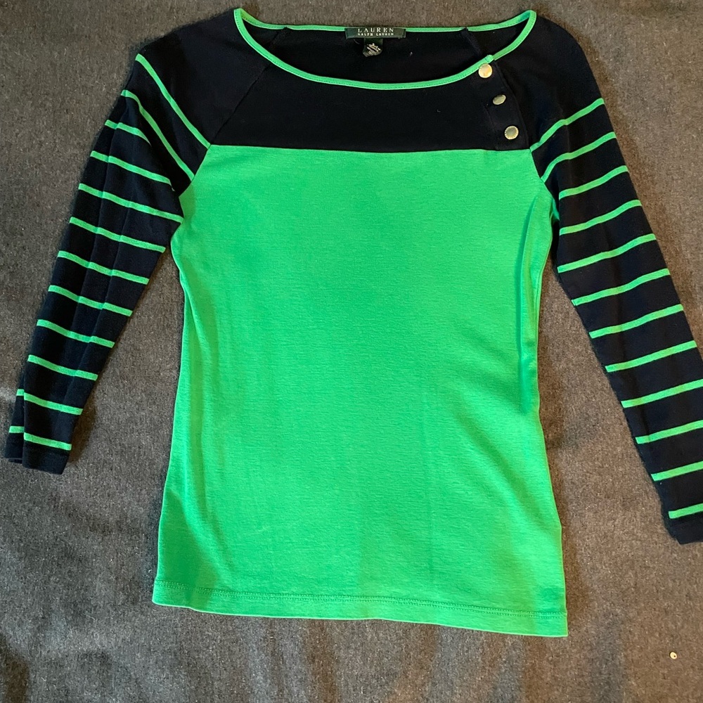 Lauren Ralph Lauren 3/4 sleeve shirt